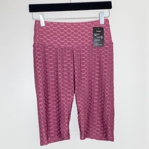 Rose pink biker shorts